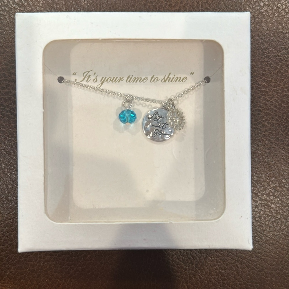 Elsa ‘let it go’ necklace